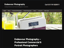 Tablet Screenshot of endeavourphoto.co.uk